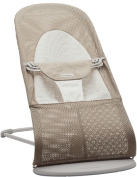 Babybjorn BABYBJÖRN šūpuļkrēsls BALANCE SOFT MESH, grey beige/white, 005144