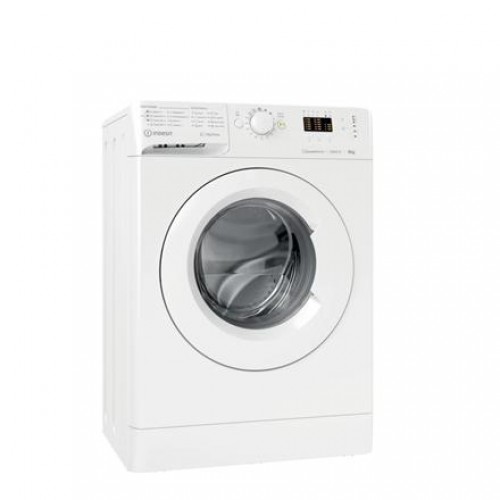 INDESIT Washing Machine | MTWSA 61294 W EE | Energy efficiency class C | Front loading | Washing capacity 6 kg | 1200 RPM | Depth 42.5 cm | Width 59.5 cm | Display | LED | White image 1