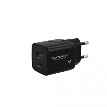 OEM Amazing Thing Wall charger Speed Pro EUPD30WB - USB + Type C - QC 3.0 PD 30W 3A black