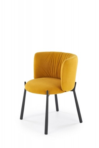 Halmar K531 chair, mustard image 1