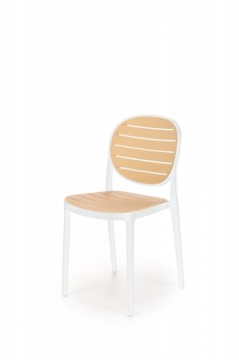 Halmar K529 chair white / natural