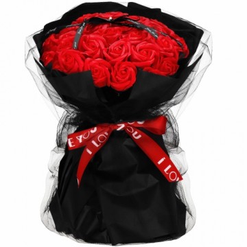 Букет красных мыльных роз Springos HA7440