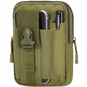 Поясная сумка в военном стиле Tactical Springos CS0099 темно-зеленая