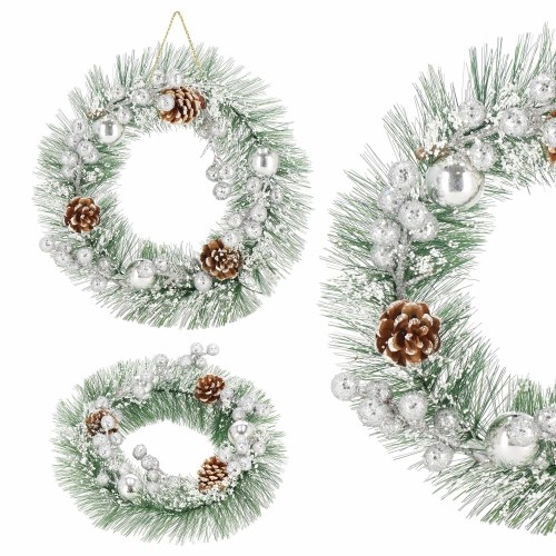 Ziemassvētku dekorācija Vainags Springos CA1023 22cm image 3