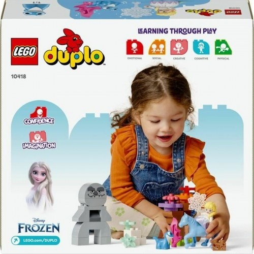 Celtniecības Komplekts Lego DUPLO Disney 10418 Elsa and Bruni in the Enchanted Forest Daudzkrāsains image 2