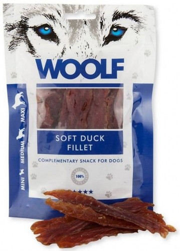 WOOLF Soft Duck Fillet - dog treat - 100 g image 1