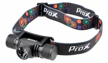 Priekšējais lukturis ProX Aries CREE XP-G2 500Lm USB (headlamp)