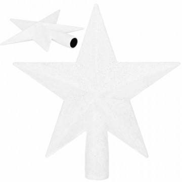 Ziemassvētku eglītes galotne Springos CA1194 15 cm , balta