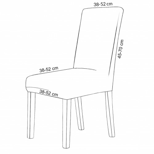 Spandex krēsla pārvalks Springos HA0004 image 5