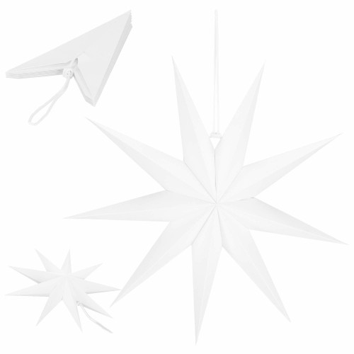 Dekoratīva papīra zvaigzne Springos CA1100 60cm image 5