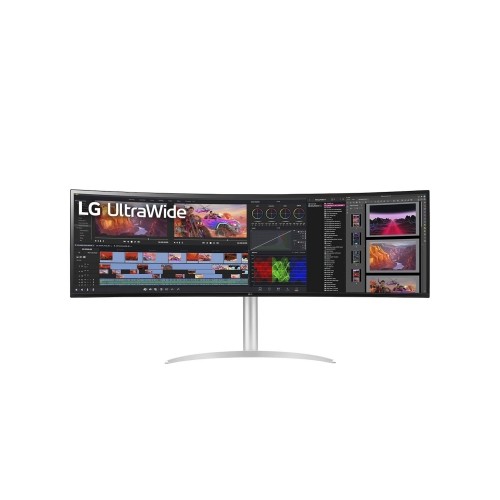 LG 49WQ95X-W Curved Monitor - Nano-IPS, HDR400, 144Hz, USB-C image 1