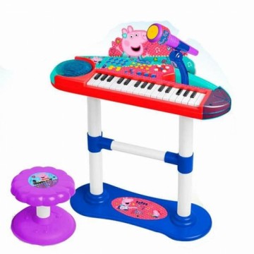 Rotaļlietas klavieres Peppa Pig Mikrofons Taburete
