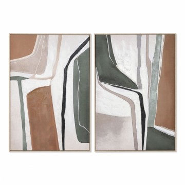 Glezna Home ESPRIT Abstrakts Urbāns 83 x 4,5 x 123 cm (2 gb.)