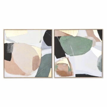Glezna Home ESPRIT Abstrakts Urbāns 83 x 4 x 83 cm (2 gb.)
