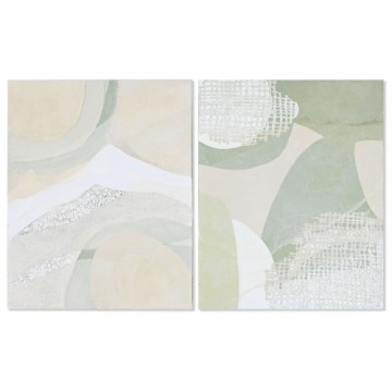 Glezna Home ESPRIT Abstrakts Moderns 80 x 3,8 x 100 cm (2 gb.)