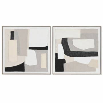 Glezna Home ESPRIT Abstrakts Urbāns 82,3 x 4,5 x 82,3 cm (2 gb.)