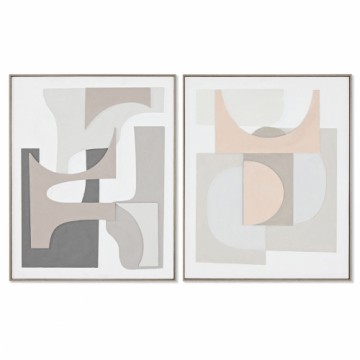 Glezna Home ESPRIT Abstrakts Urbāns 82,3 x 4,5 x 102 cm (2 gb.)