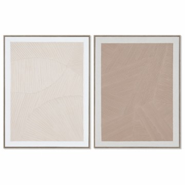 Glezna Home ESPRIT Moderns Urbāns 62,3 x 4,5 x 82,3 cm (2 gb.)