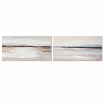 Glezna Home ESPRIT Abstrakts Moderns 140 x 3,7 x 70 cm (2 gb.)