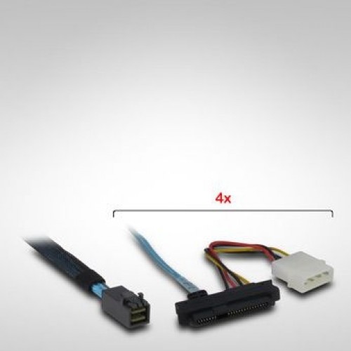 Kabel Inter-Tech SFF 8643 - 4x 8482  SATA Power image 1