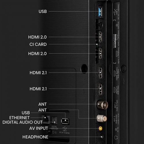 Viedais TV Hisense 85U7KQ 4K Ultra HD 85" ULED AMD FreeSync image 4