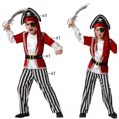 Bigbuy Carnival Svečana odjeća za djecu Daudzkrāsains Pirāti image 1