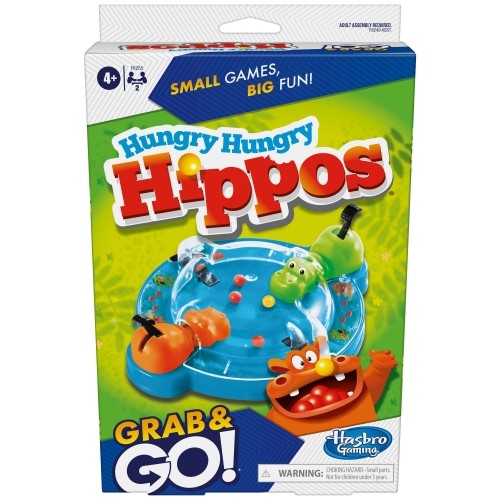 Hasbro Gaming Ceļojumu spēle Hungry Hungry Hippos Grab&Go image 1