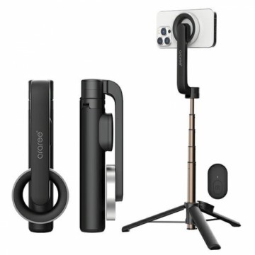 Araree Selfie Stick Bluetooth Magfie Pod czarny|black MagSafe Tripod AR60-01727A