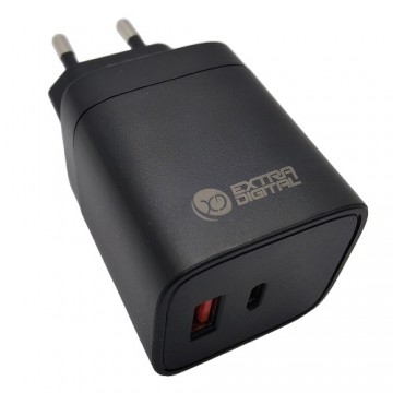 Extradigital Зарядное устройство GaN USB Type-C, USB Type-A: 45 Вт, PPS