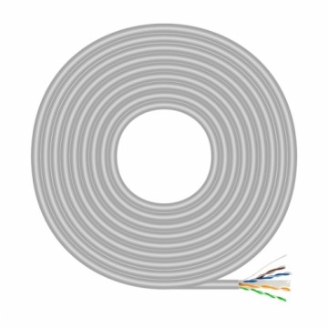 Жесткий сетевой кабель UTP кат. 6 Aisens 305 m Серый