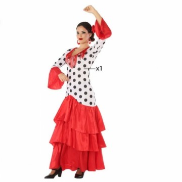 Bigbuy Carnival Маскарадные костюмы для взрослых Flamenca Красный Испания