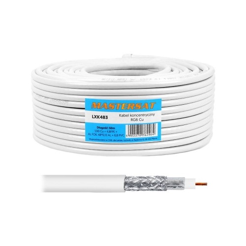Mastersat Coaxial cable 1Cu 48x0,12AL 50m image 1