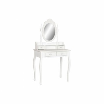 Туалетный столик Home ESPRIT Белый ABS Зеркало Деревянный MDF 75 x 42 x 140 cm