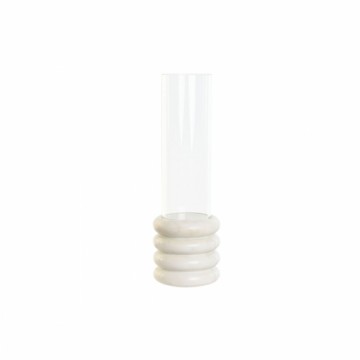 Подсвечник Home ESPRIT Белый Натуральный Стеклянный Мрамор 10 x 10 x 33 cm