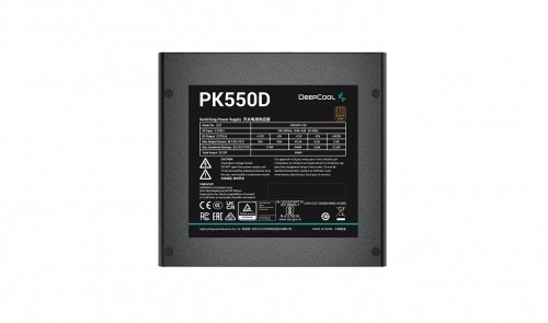 DeepCool PK550D power supply unit 550 W 20+4 pin ATX Black image 3