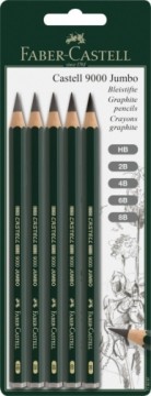 Faber-castell Карандаш Фабер-Кастелл 9000 Джамбо 5шт / шт