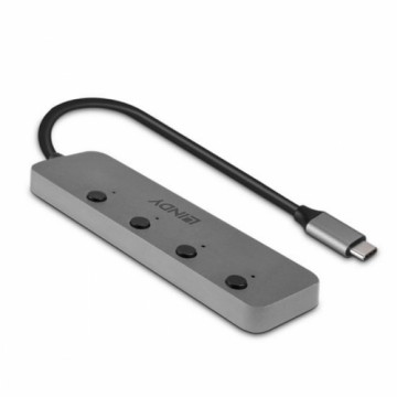 USB-C-разветвитель LINDY Серый