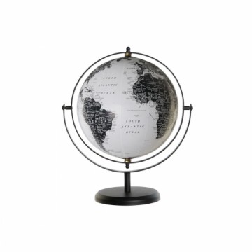Земной глобус Home ESPRIT Белый Чёрный город 24 x 20 x 30 cm