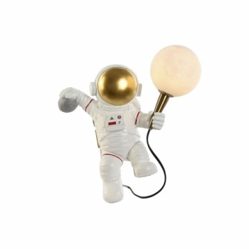 Настенный светильник Home ESPRIT Белый Позолоченный Металл Смола современный Астронавт 26 x 21,6 x 33 cm