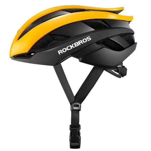 Rockbros 10110004006 bicycle helmet size M - yellow and black image 2