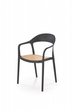 Halmar K530 chair black / natural