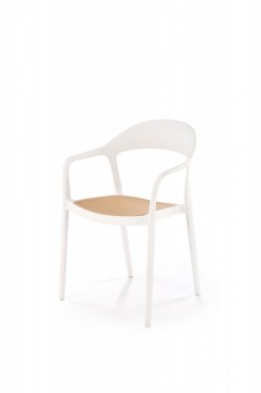 Halmar K530 chair white / natural