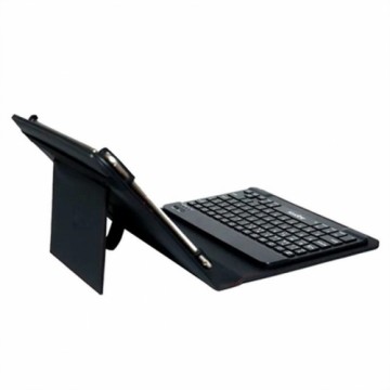 Чехол для планшета с клавиатурой approx! APPIPCK06V2 Чёрный Испанская Qwerty