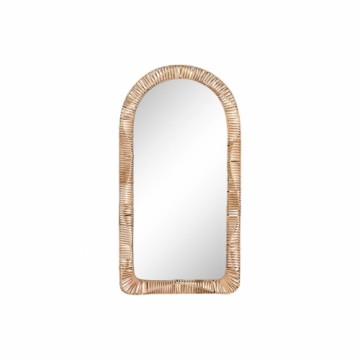 Sienas spogulis Home ESPRIT Dabisks Stikls Tropiskais 61,5 x 7 x 117 cm