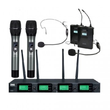 Dna Professional DNA RV-4 MIX - Zestaw bezprzewodowych mikrofonów