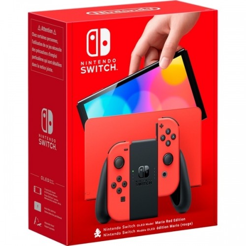 Nintendo Switch (OLED-Modell) Mario Red Edition, Spielkonsole image 1