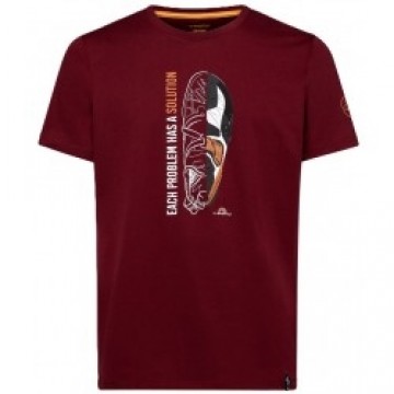 La Sportiva Krekls SOLUTION T-Shirt M XXL Sangria