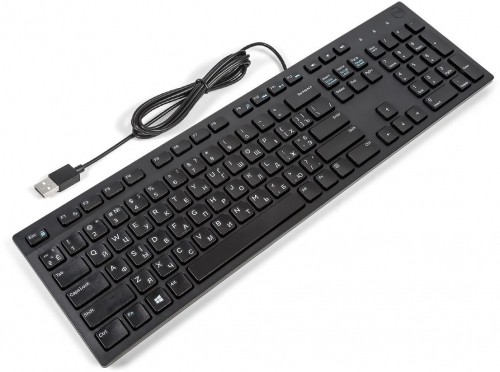 Dell keyboard KB216 UKR, black image 1