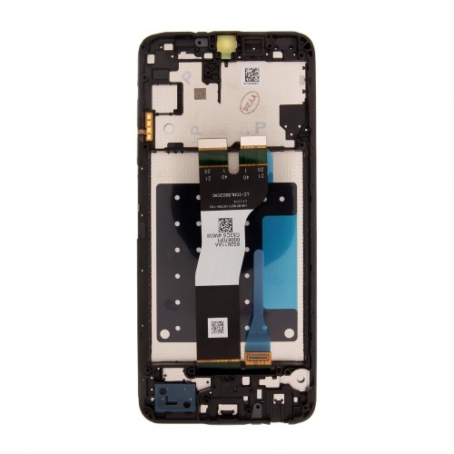 LCD display + Touch Unit + Front Cover Samsung A057 Galaxy A05s Black (Service Pack) image 1