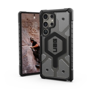 UAG Pathfinder Clear Magnet case for Samsung Galaxy S24 Ultra with magnetic module - gray